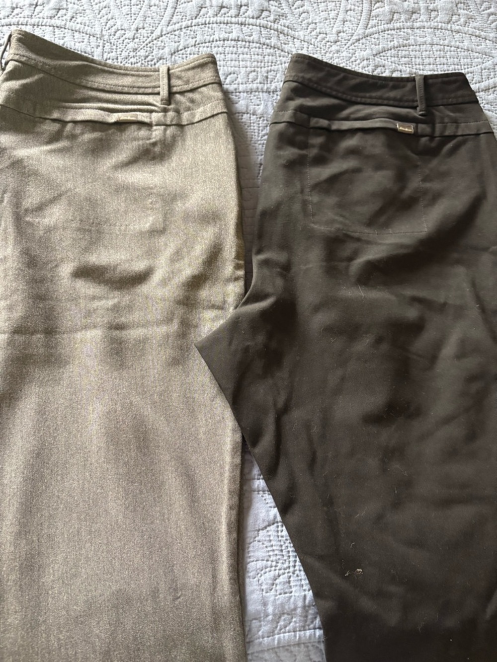 Lot of 2 Eddie Bauer Travex Women's Pants in Grey and Black Size 20